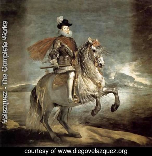 Velazquez - Philip III on Horseback 1634-35