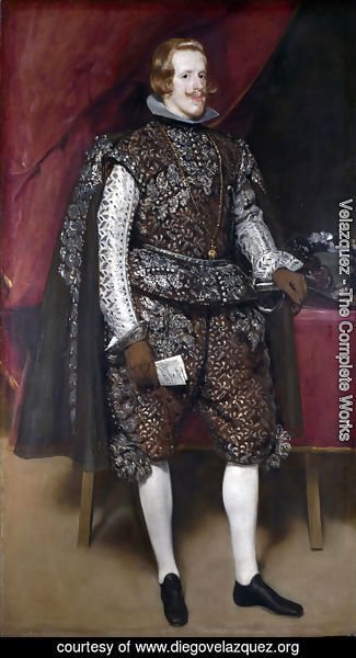 Velazquez - Philip IV in Brown and Silver 1631-32