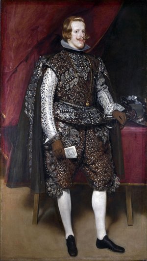 Velazquez - Philip IV in Brown and Silver 1631-32