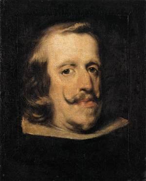Velazquez - Portrait of Philip IV (fragment) 1657-60