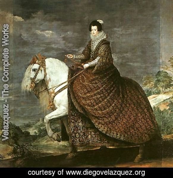 Velazquez - Queen Isabel of Bourbon Equestrian 1634-35