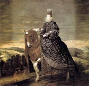Queen Margarita on Horseback 1634-35