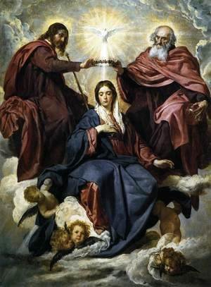 Velazquez - The Coronation of the Virgin 1645