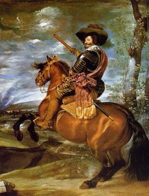 Velazquez - Count-Duke of Olivares on Horseback