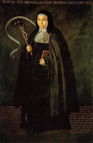 Velazquez - Mother Jeronima de la Fuente 1620 2