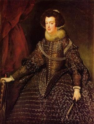 Velazquez - Queen Isabella of Spain wife of Philip IV