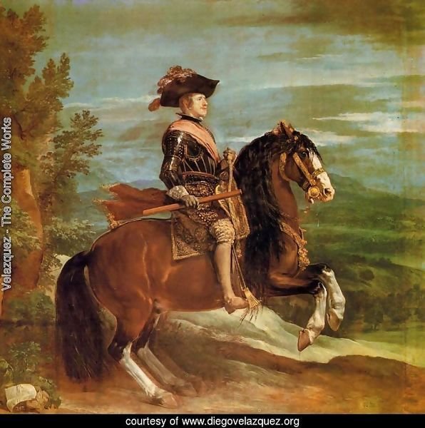 Equestrian Portrait Of Philip IV