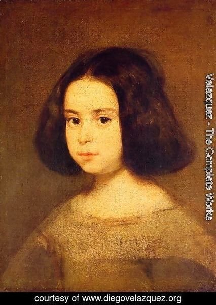 Velazquez - Portrait Of A Little Girl