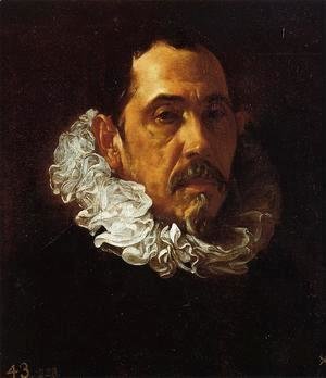 Velazquez - Portrait Of A Man With A Goatee