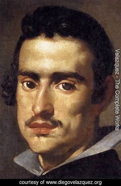 Velazquez - A Young Man (detail) 1623-24