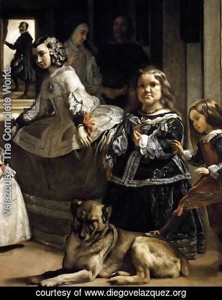 Velazquez - Las Meninas (detail-6) 1656-57