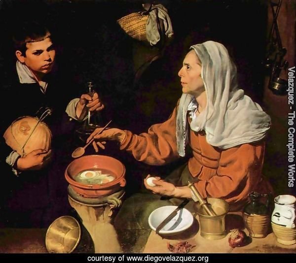 Old Woman Frying Eggs 1618