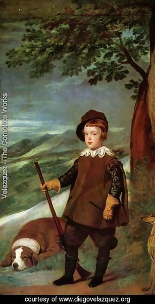 Velazquez - Prince Baltasar Carlos as a Hunter 1635-36