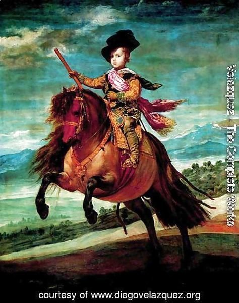 Velazquez - Prince Baltasar Carlos on Horseback 1635-36