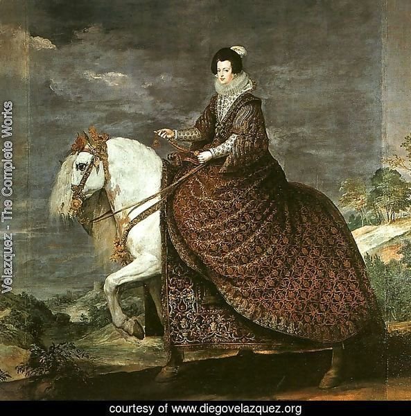 Queen Isabel of Bourbon Equestrian 1634-35