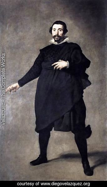 Velazquez - The Buffoon Pablo de Valladolid 1636-37