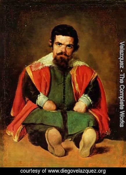 Velazquez - The Dwarf Sebastian de Morra c. 1645