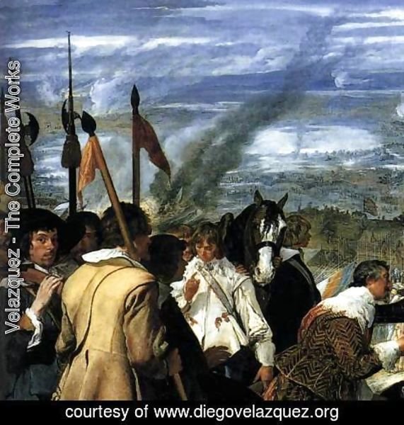 Velazquez - The Surrender of Breda (detail-1) 1634-35