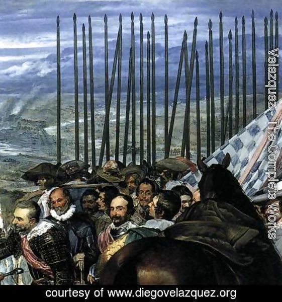 Velazquez - The Surrender of Breda (detail-4) 1634-35
