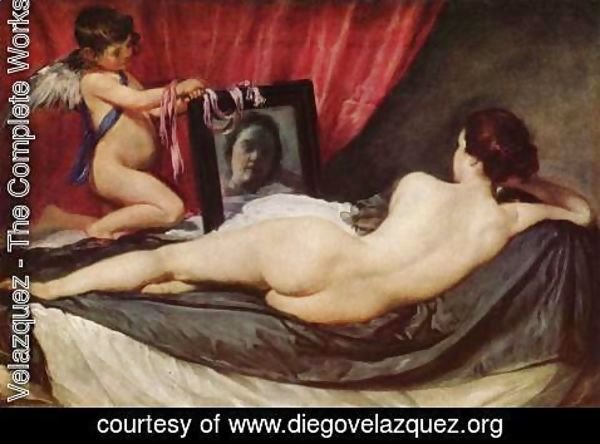 Velazquez - Venus at her Mirror (The Rokeby Venus) 1649-51