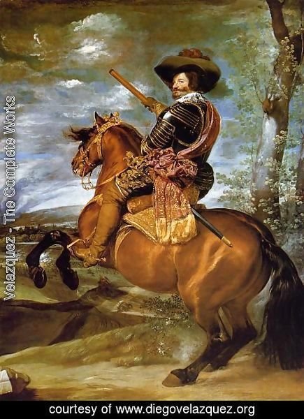 Velazquez - Count-Duke of Olivares on Horseback