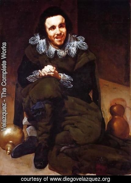 The Buffoon Calabazas I by Velazquez | Oil Painting | diegovelazquez.org