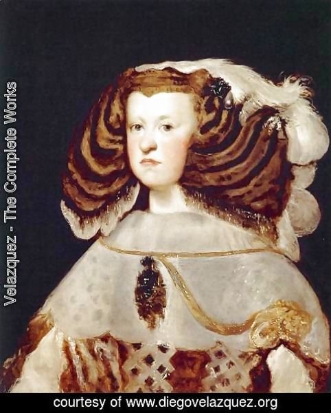 Velazquez - Portrait of Mariana of Austria, Queen of Spain