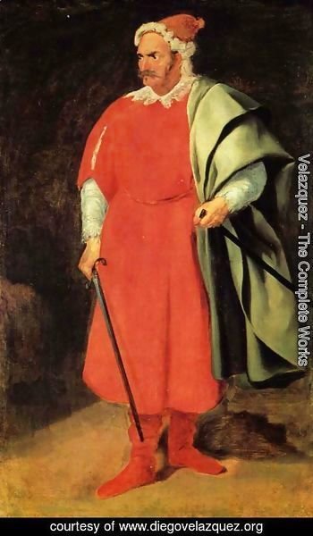 Velazquez - Portrait of the court jester of Barbarossa