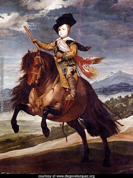 Equestrian Portrait Of Balthasar Carlos