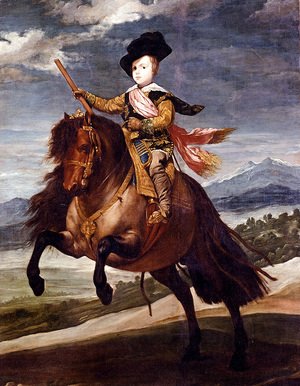Velazquez - Equestrian Portrait Of Balthasar Carlos