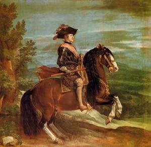 Velazquez - Equestrian Portrait Of Philip IV