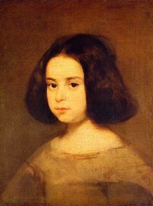 Velazquez - Portrait Of A Little Girl